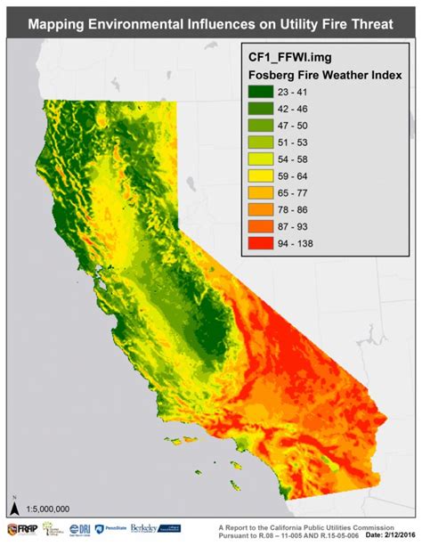 Assessing Extreme Fire Risk For California Sig California Wildfire