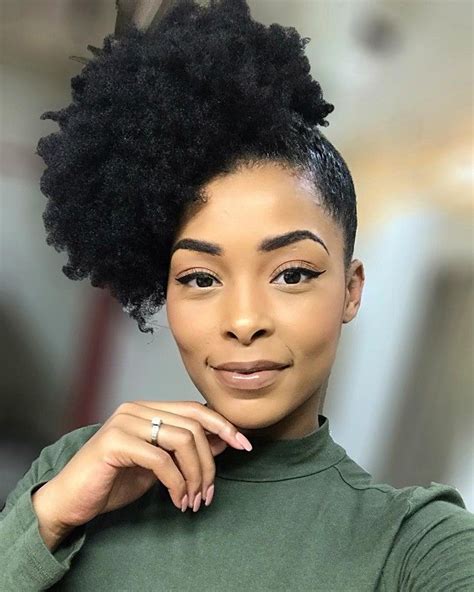 Therefore, have the hair crisscrossing on one another. 6 Natural Hair Puff Styles for 2018 | Natural hair puff ...