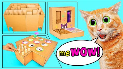 Cool Crafts For Your Cat How To Build A Cat Maze A Cat Game And A