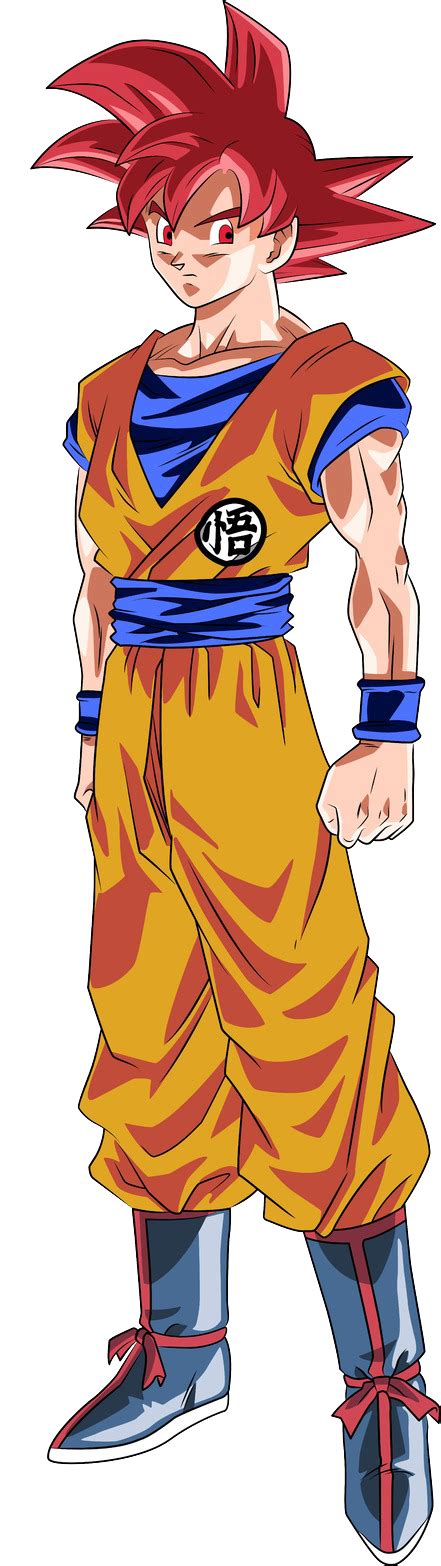 Imagen Goku Ssj Dios Renderpng Dragon Ball Wiki
