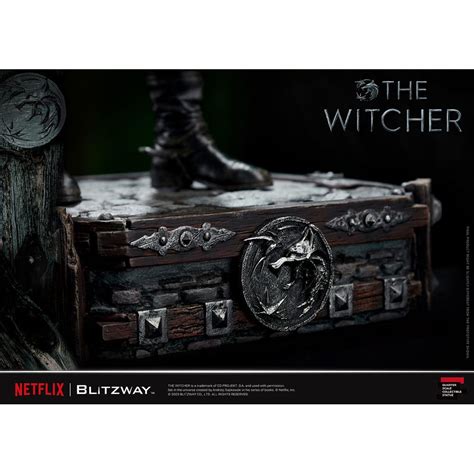 Blitzway Geralt Of Rivia 14 Statue Superb Scale The Witcher