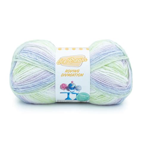 Lion Brand Ice Cream Roving Stripes Yarn Cotton Candy Michaels