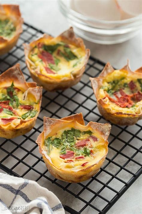 This Mini Quiche Recipe Is The EASIEST Brunch Recipe Because It Uses