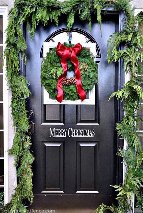 30 Front Door Decorating Ideas For Christmas
