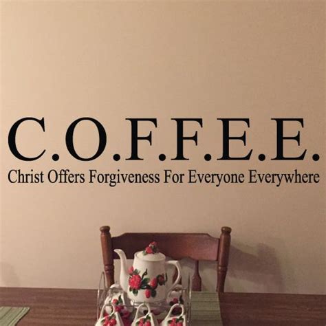 Wall Decal Christian Coffee Wall Decal Good Look Chruch Wall Decals
