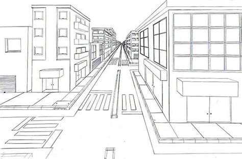 This Is A Good Example Of How To Draw A Road In Perspective With Basic