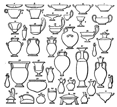 Greek Forms Vase Crafts Glass Vases Crafts Vase Shapes