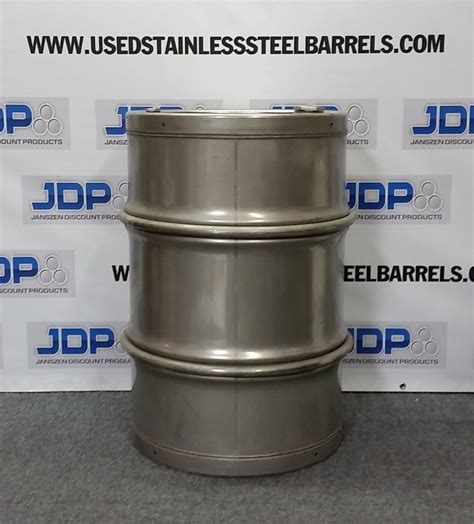 55 Gal New Stainless Steel Barrel Sanitary Construction