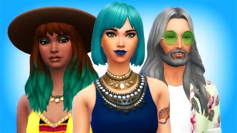Sims 4 Hippie Hair