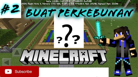 2 Buat Perkebunan Minecraft Pe Youtube