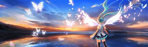 Cool Anime Dual Monitor Wallpapers Top Free Cool Anime Dual Monitor