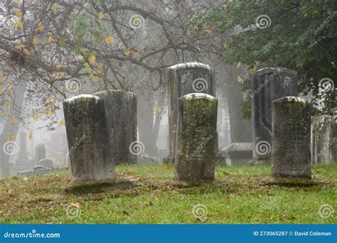 View Of The Cemetery Behind The Church Of The Holy Rude In Stirling