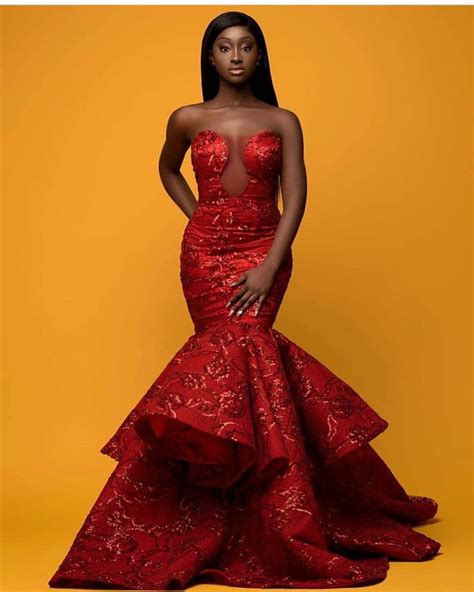 Sassy Alluringand Gorgeous Nigerian Lace Gowns For The Stylish Wedding Guest Fashenista Gowns