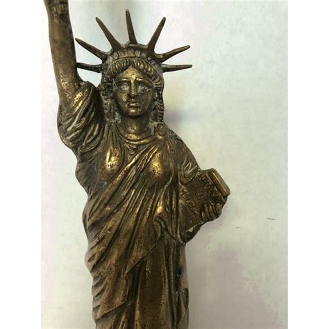 Vintage Brass Statue Of Liberty Lamp Chairish