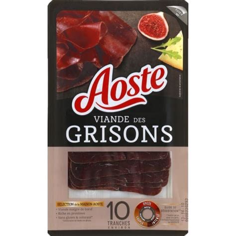 Aoste Viande De Grison 10 Tranches Monoprixfr