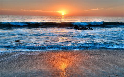 Laguna Beach California Usa Sea Sunset Clouds Wallpaper Nature And Landscape Wallpaper
