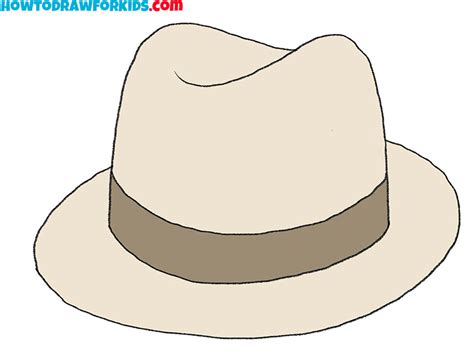 How To Draw A Hat Easy Drawing Tutorial For Kids