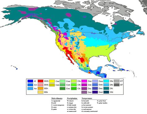 Climate Regions Of North America