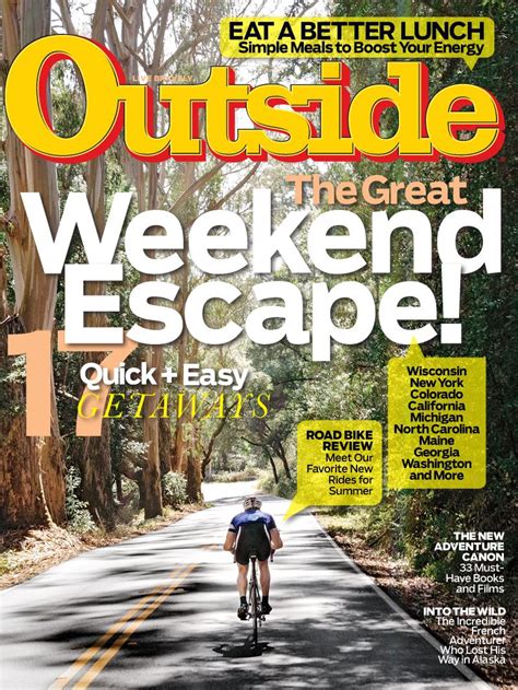 Outside Magazine June 2015 Outside Magazine The Outsiders Magazine