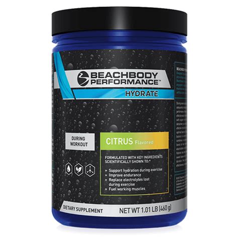 Hydrate With Beachbodys Performance Hydrate During Workout Supplement