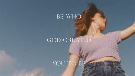 Be Who God Created You To Be Sunday Social
