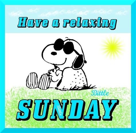 Have A Relaxing Sunday Snoopy Snoopy Quotes Happy Sunday Quotes