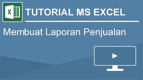 Deni setiawan, s.kom jabatan : Cara Membuat Laporan Penjualan dengan Microsoft Excel - YouTube