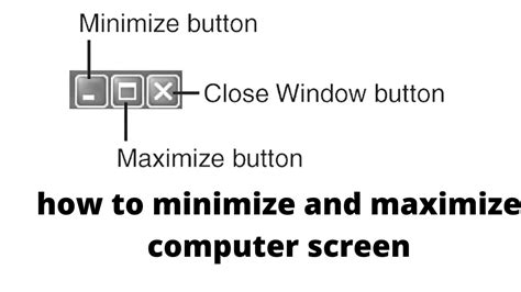 Takes a screen grab at multiple sizes: How to minimize and maximize computer screen - YouTube