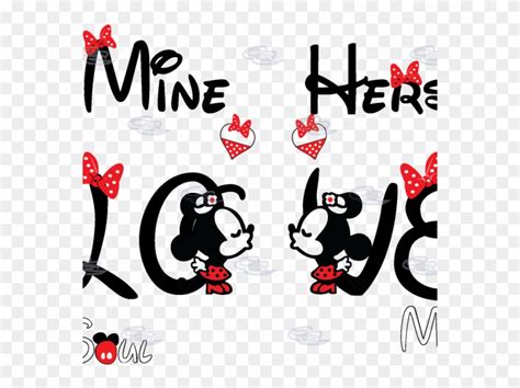 Download Vector Love Mickey Clipart Minnie Mouse Mickey Mouse Im His