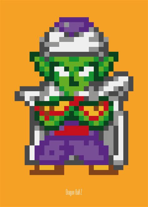 Check spelling or type a new query. Dragon Ball Z - Piccolo (8-bit Series) A4 from BiscottoCotto on