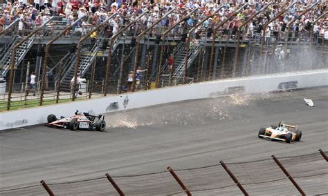 Wheldon Wins Stunning Indy 500 When Leader Crashes