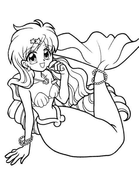 Gambar mewarnai kartun mermaid kreasi warna. 12 Mewarnai Gambar Putri Duyung