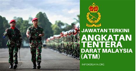Jawatan Kosong Tentera Darat Malaysia Atm Jawatan Kosong Terkini
