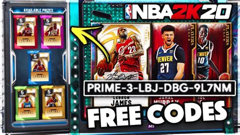 Use these codes to get free players, packs and virtual currency in myteam. SO MANY NEW FREE LOCKER CODES IN NBA 2K20 MyTEAM!! FREE ...