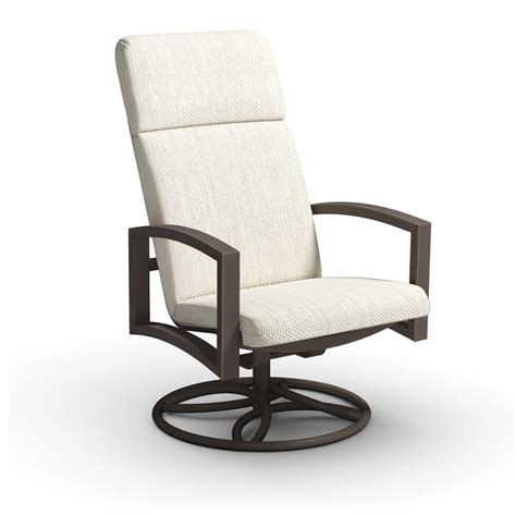 Homecrest Harbor Sling High Back Swivel Rocker Dining Chair 32910