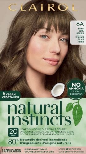 Clairol Natural Instincts Light Cool Brown 6a Semi Permanent Hair Color
