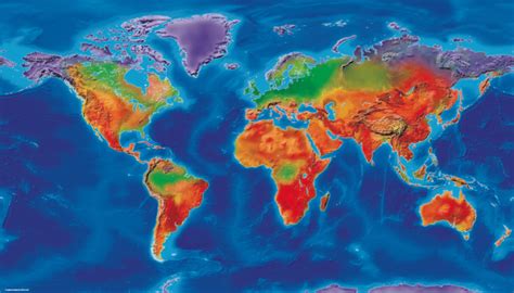 Canvas Political World Map Large Cosmographics Ltd