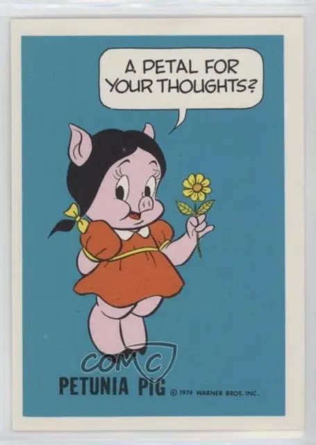 1974 Wonder Bread Dc Heroeswarner Bros Cartoons Petunia Pig 3xh 859