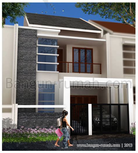 Rumah mewah ini memiliki desain yang menarik. Desain Rumah 2 Lantai di Lahan 7,5 M x 23 M ~ Desain Rumah ...