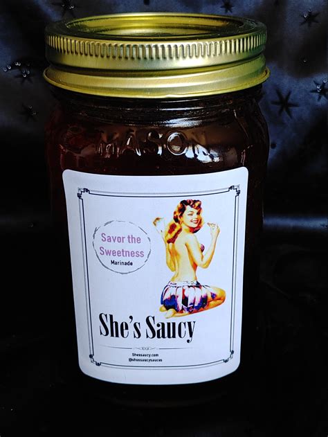 She S Saucy Sauces Savor The Sweetness Marinade Etsy