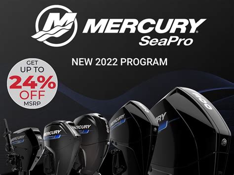 Mercury 200XL V 6 4 Stroke SeaPro Commercial Outboard 2022 New Outboard