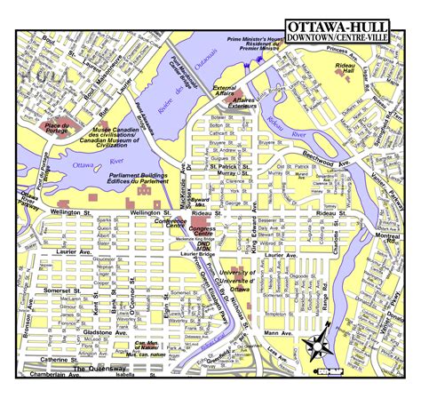 Large Tourist Map Of Ottawa City Ottawa Large Tourist Map Vidiani Images And Photos Finder