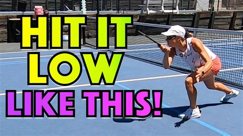 Key Ways To Keep The Ball Low In Pickleball So You Can Prevent An