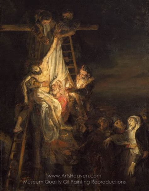 Rembrandt Van Rijn Descent From The Cross Painting Reproductions Save Free Shipping