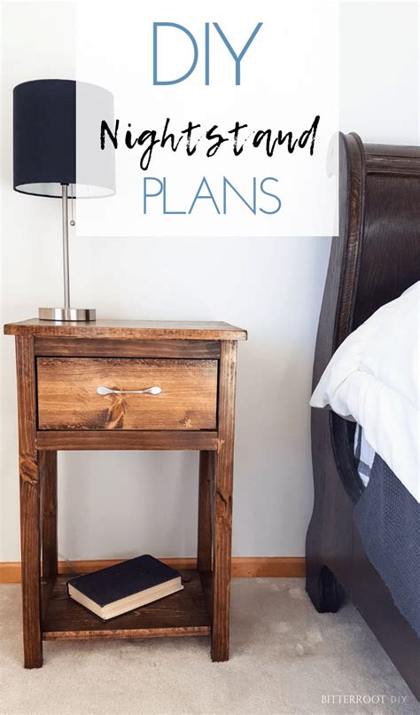 Diy Farmhouse Nightstand Build This Diy Nightstand With Free Plans