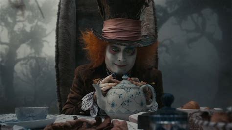 Alice In Wonderland Screencaps Mad Hatter Johnny Depp Image