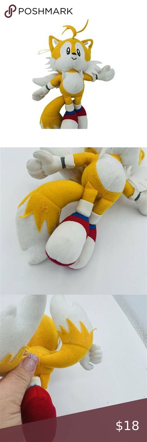 Sonic The Hedgehog Tails Plush 8 Sega Genesis Stuffed Animal Animal