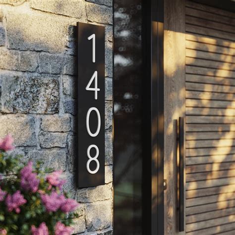 House Numbers Vertical And Horizontal House Numbers House Etsy