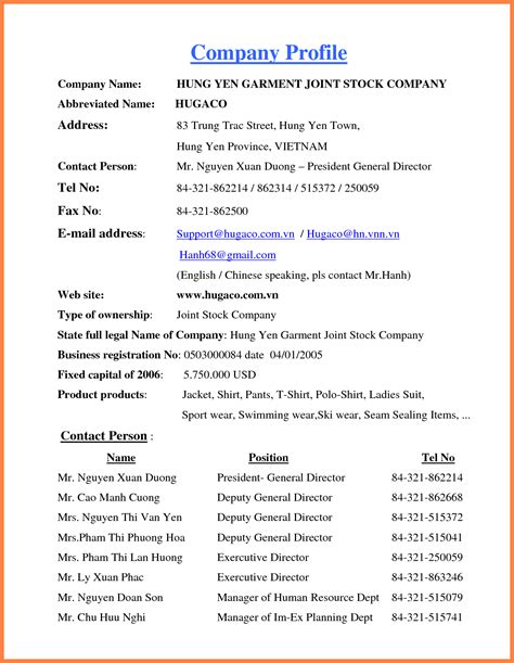 Popular company profile sample templates & forms download free in pdf, excel, word. 4+ how to write a company profile sample | Company Letterhead