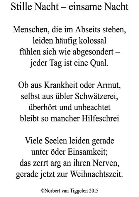 Mit welcher häufigkeit wird die schmunzelstein text aller wahrscheinlichkeit nacheingesetzt werden? Stille Nacht - einsame Nacht | Weihnachten gedichte ...